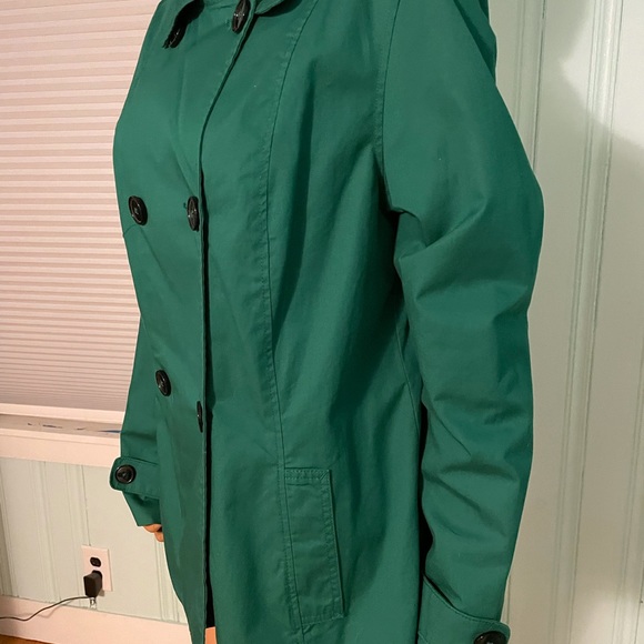 New listing *** Kelly green double breasted coat my merona Xl - Picture 3 of 7